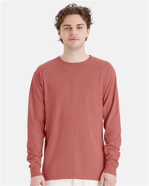 Unisex Garment-Dyed Long Sleeve T-Shirt - GDH200 208