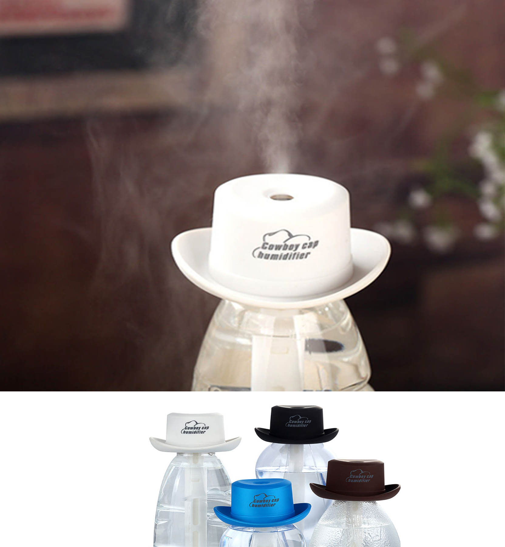 iBank ® Portable Bottle Air Humidifier with USB Cable 2