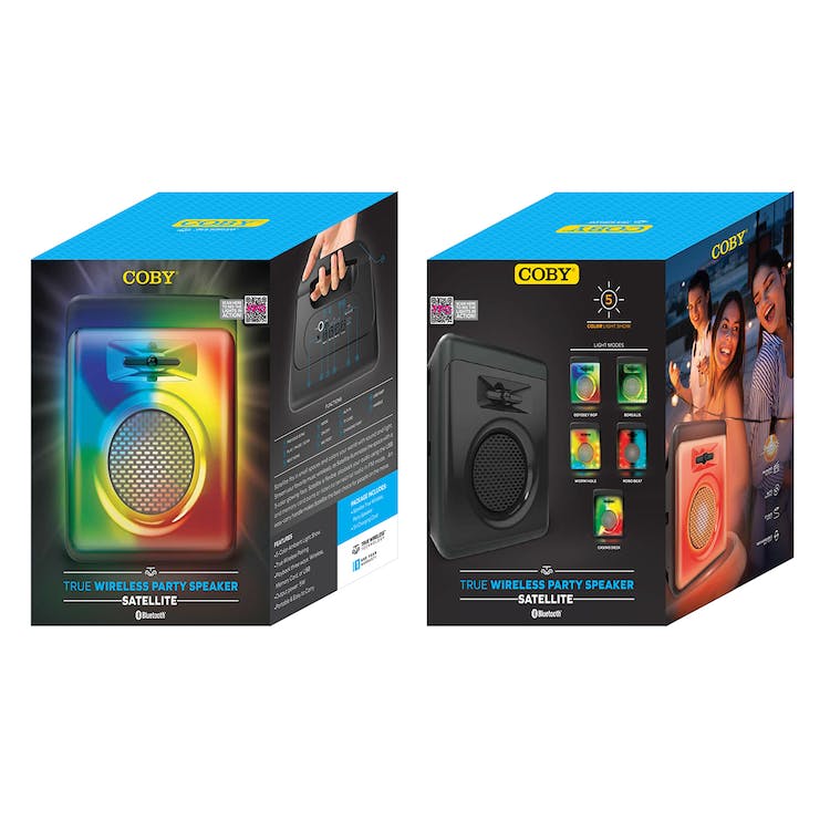 Wireless Satellite Party Speaker - 5 Color Glowing Face 2