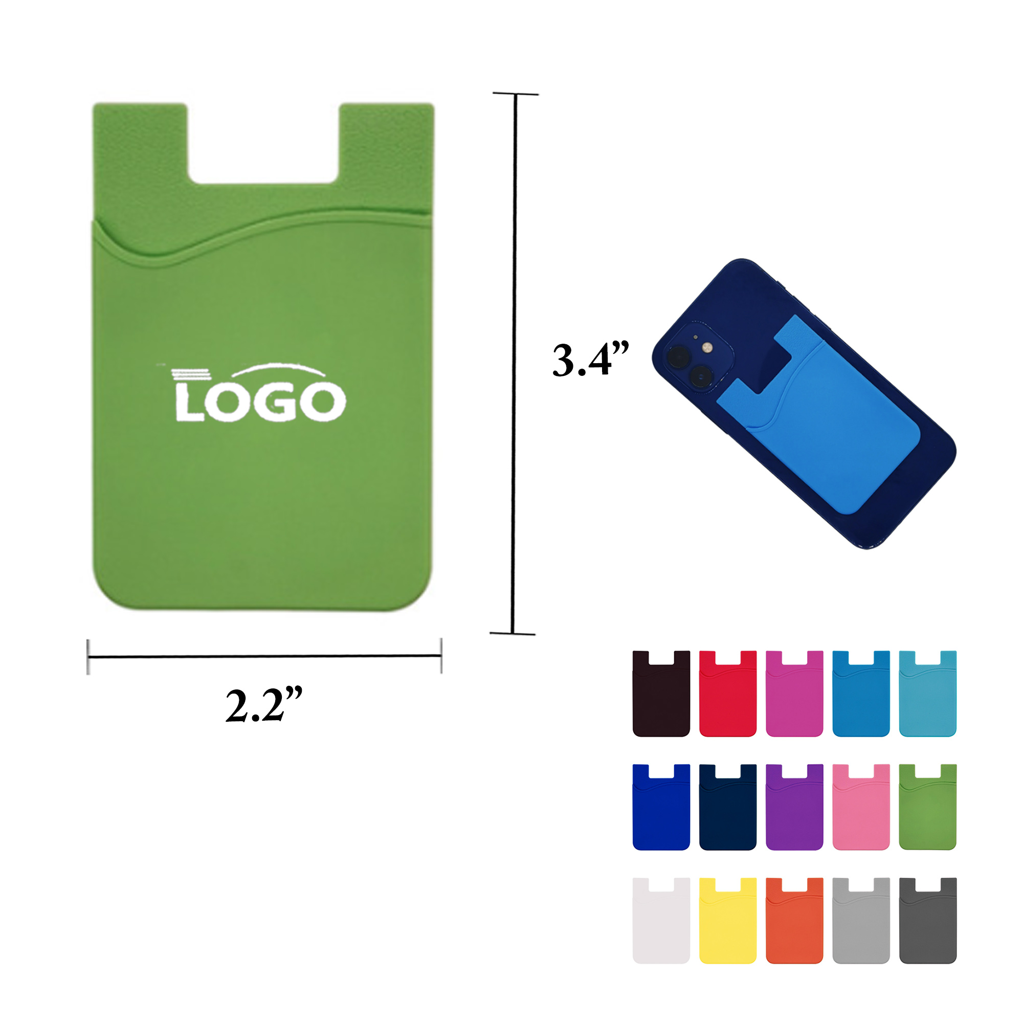 Silicone Adhesive Card Wallet 1