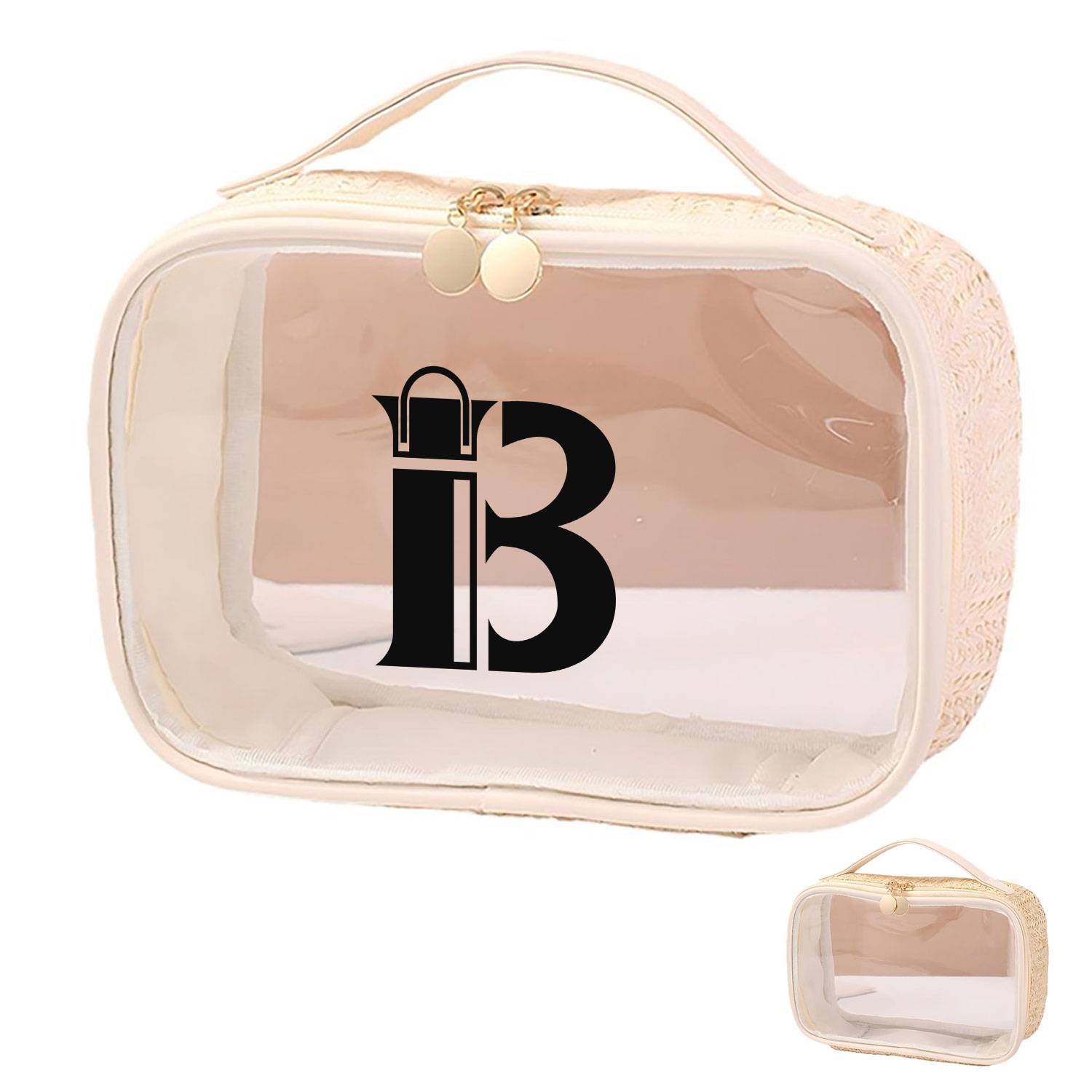 Woven Handheld Makeup Bag