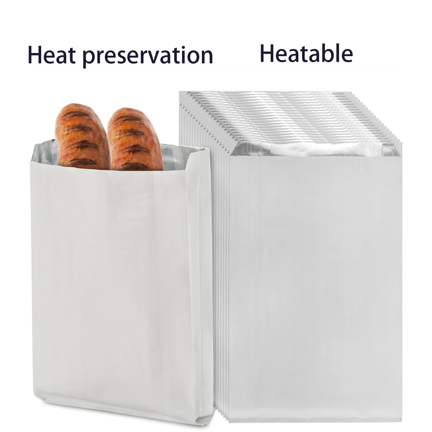 Disposable Aluminum Foil Paper Bag 4