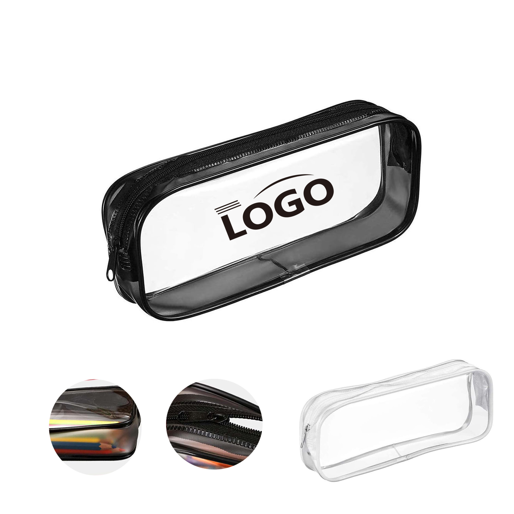 Clear PVC Pencil Pouch 2