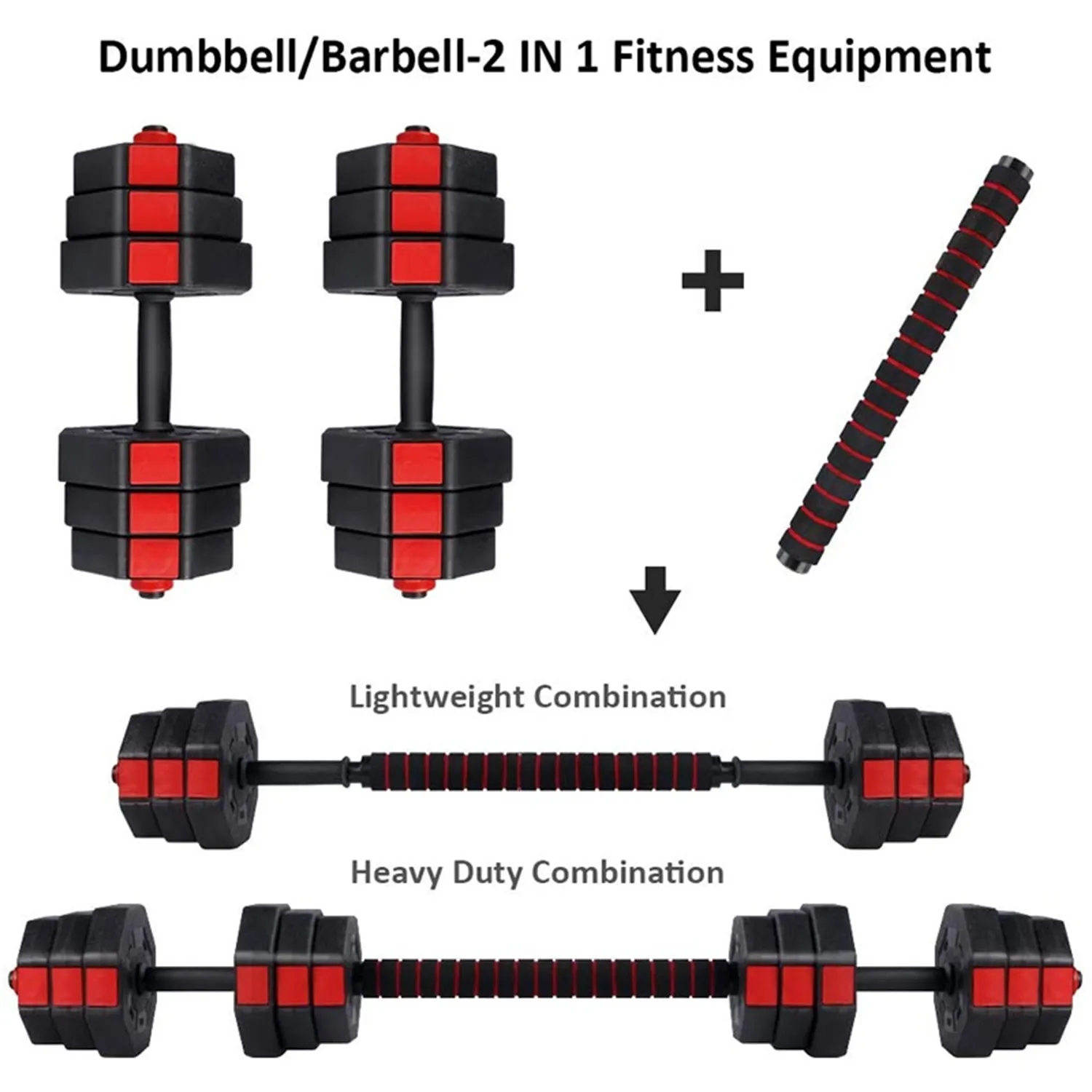 Dumbell Set Exercise Dumbbells Gym Bar Bell 3