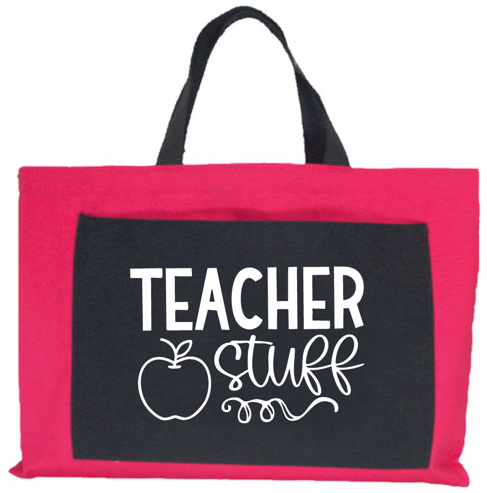 Wide Tote with Pocket 1