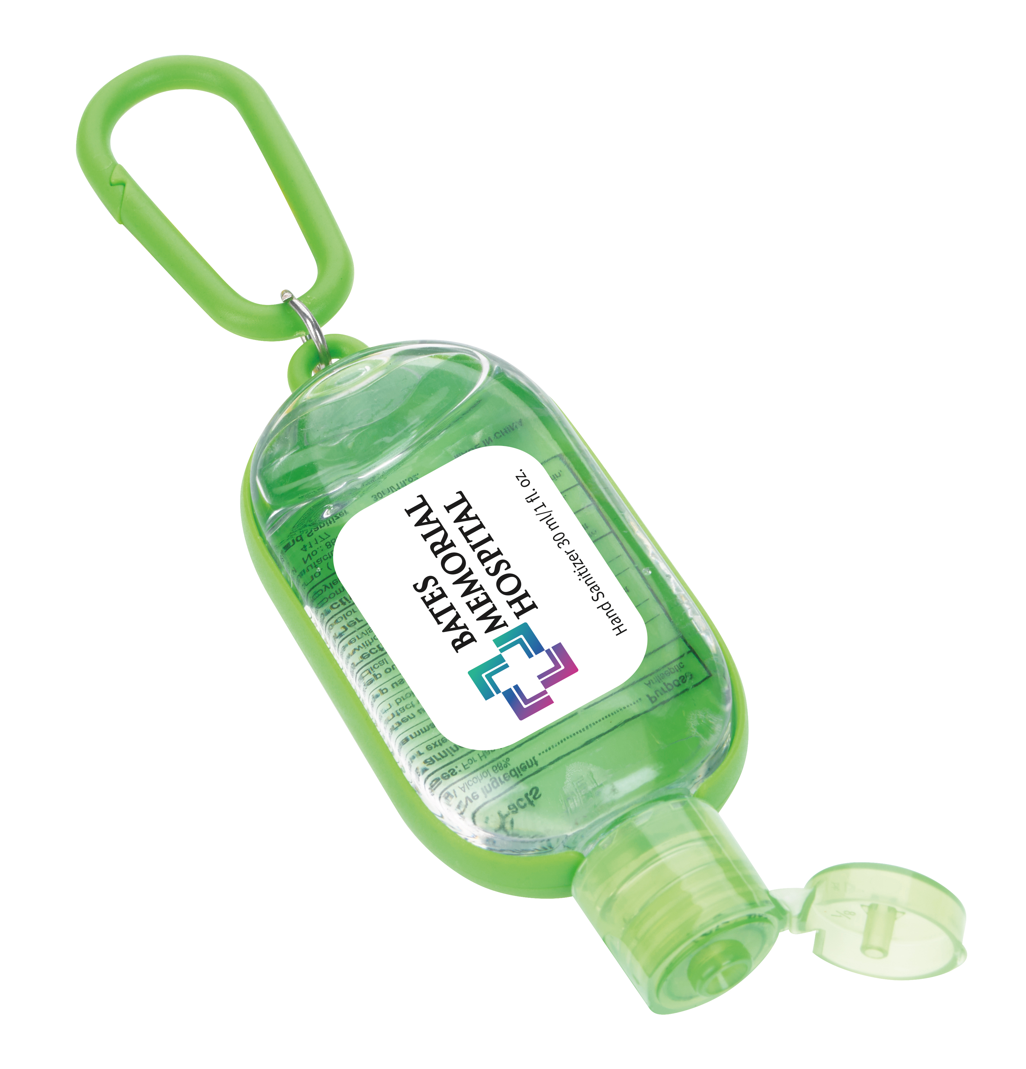 1 oz. Hand Sanitizer with Colorful Case and Carabiner 36