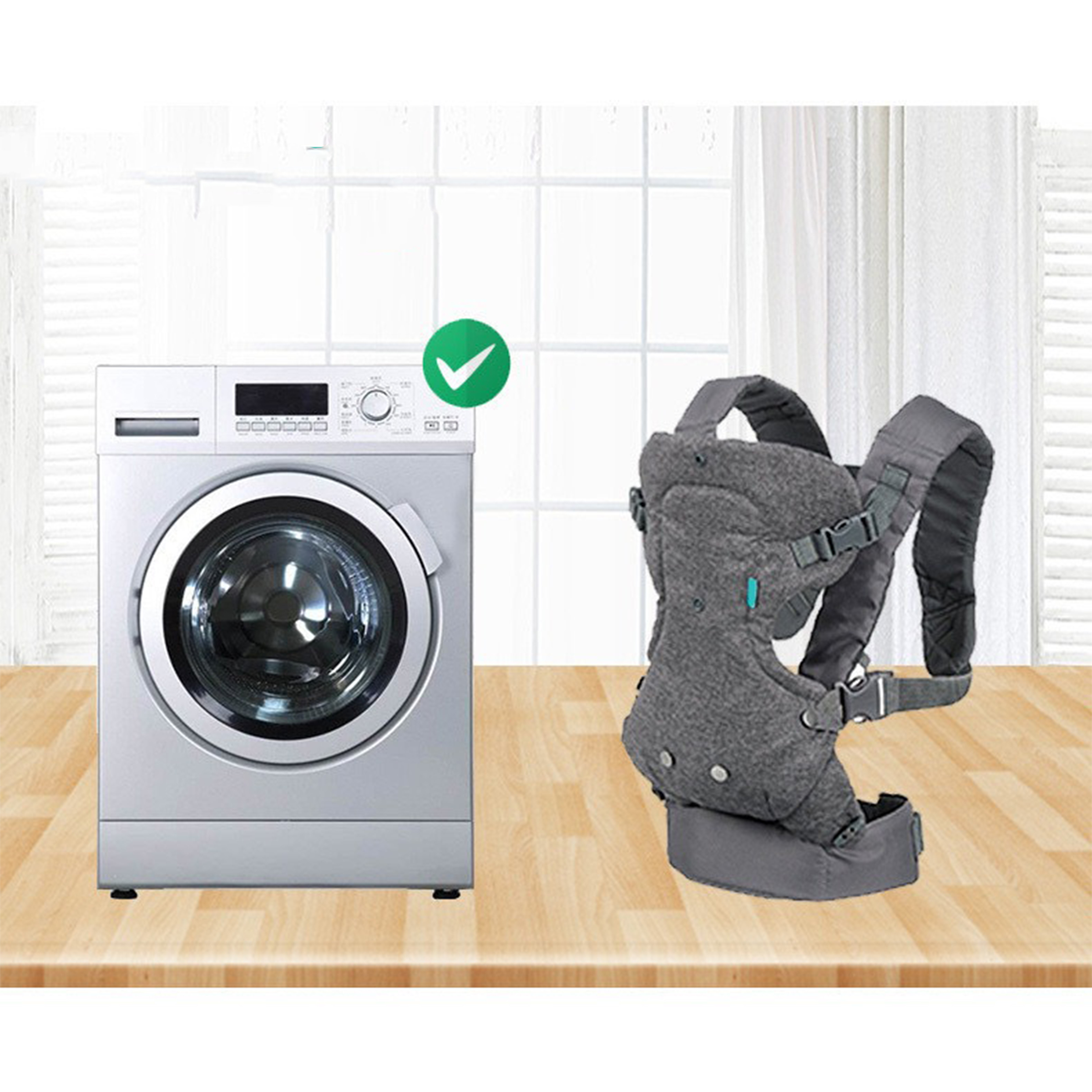 Adjustable 4-in-1 Infant Carrier for Comfortable Support 2