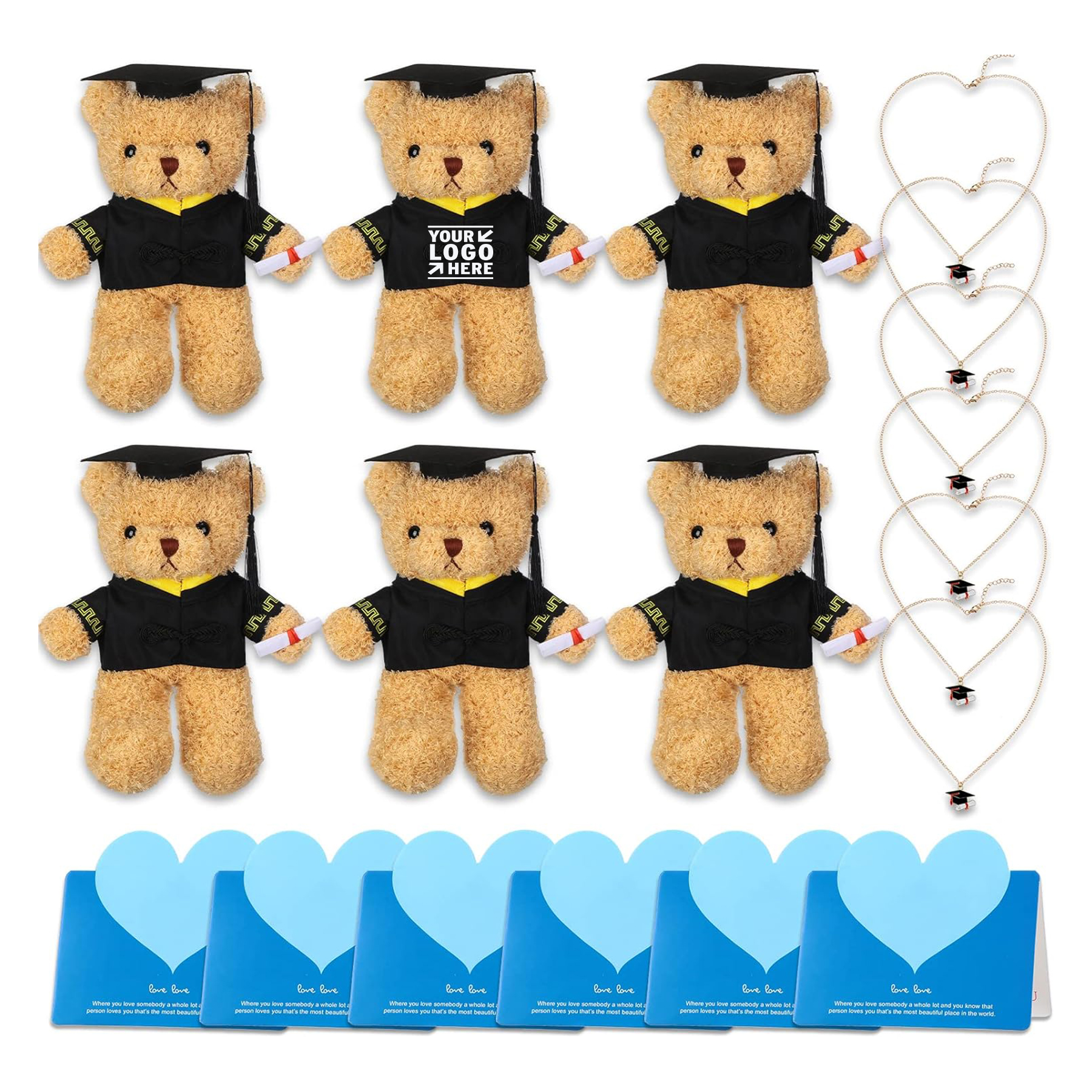 Graduation Plush Bear Toy 2