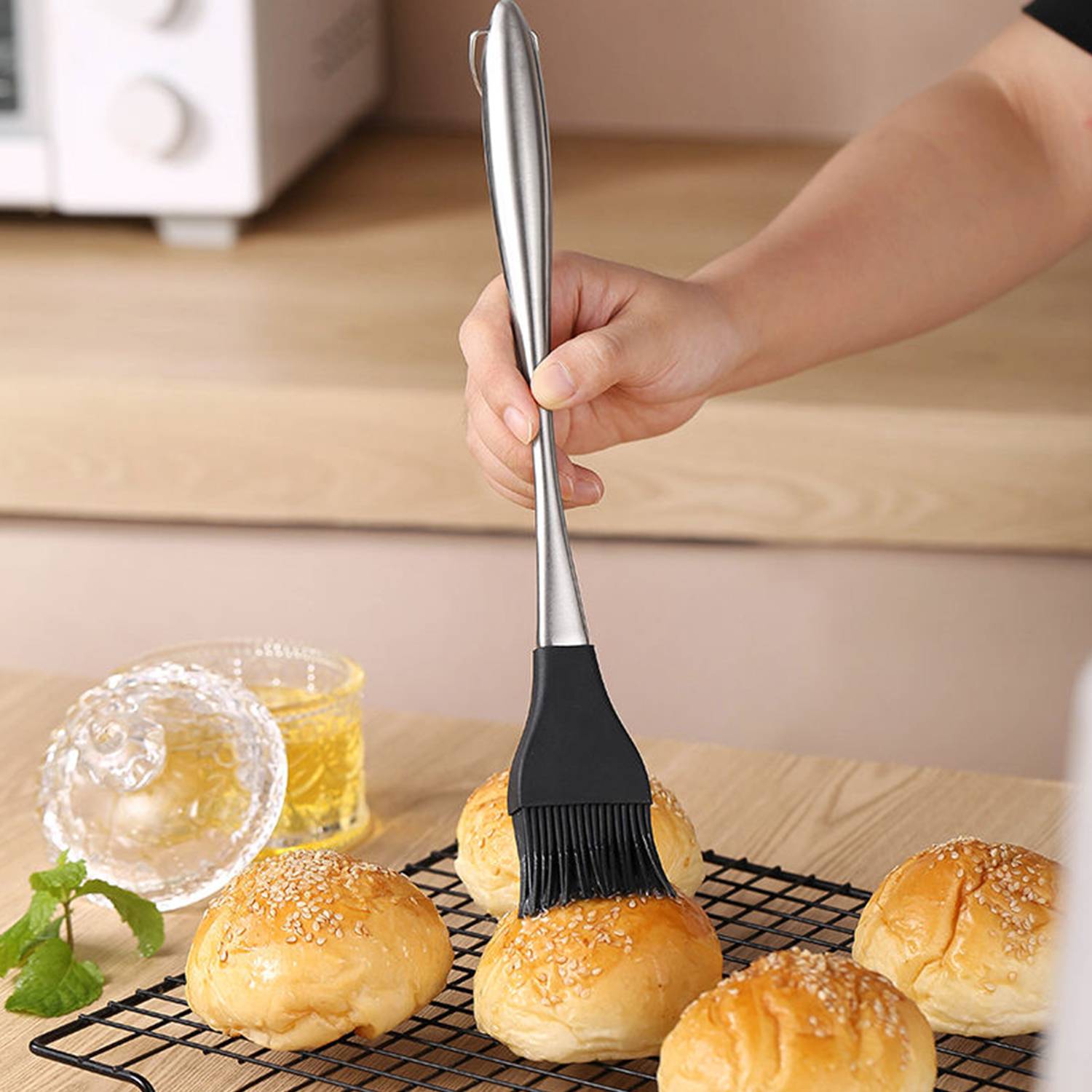 Stainless Steel Barbecue Brush 3