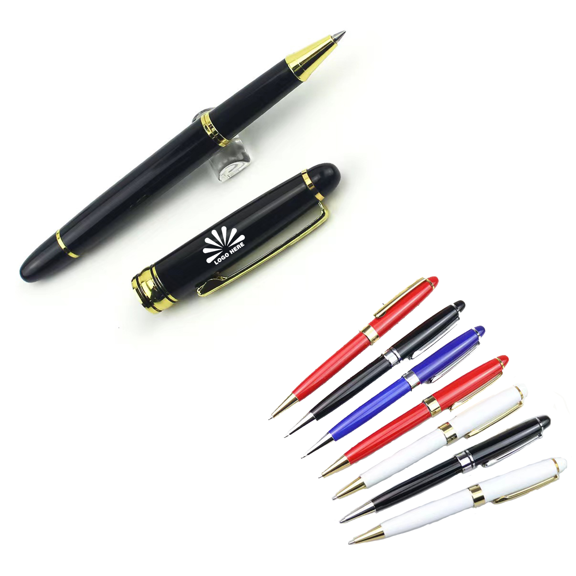 Metal Ballpoint Pen With Customizable Logo 1