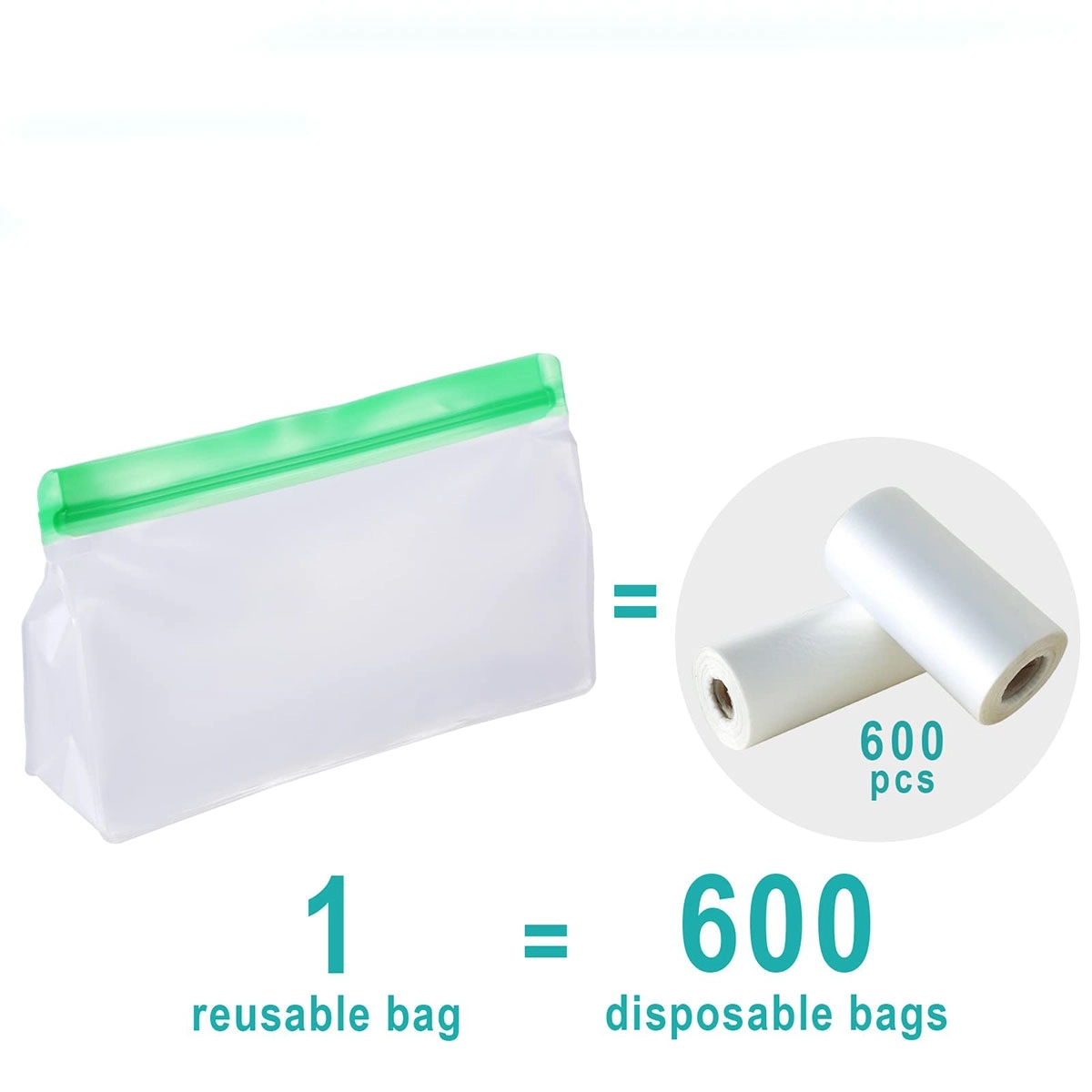 Reusable Storage Bags Stand Up 6