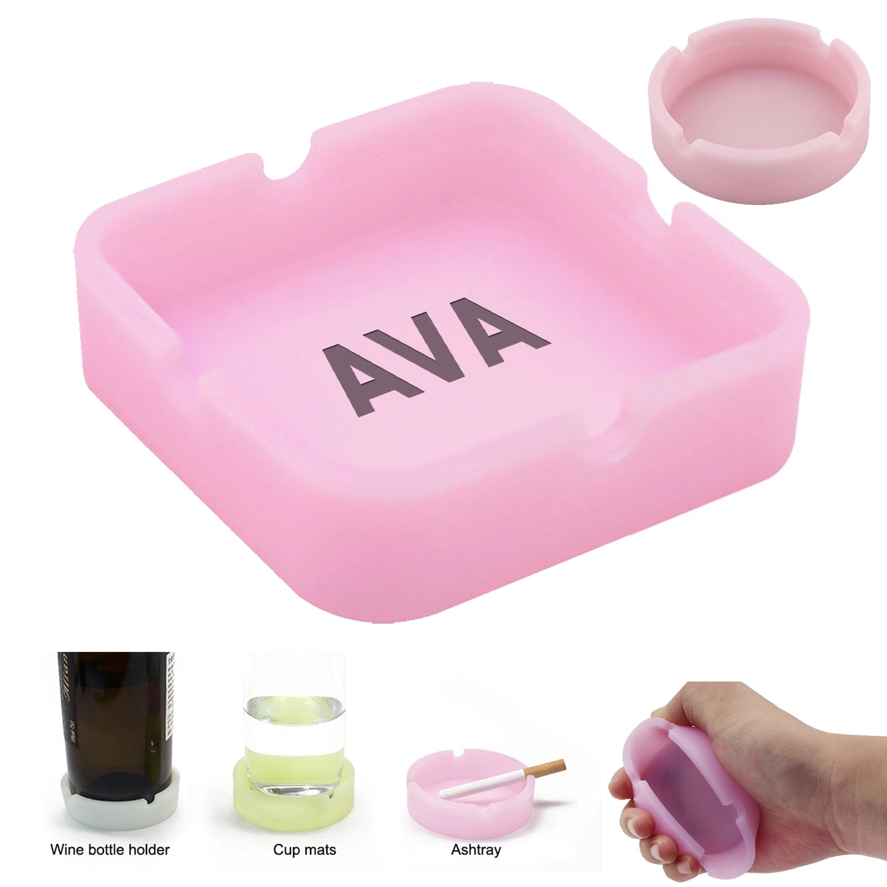 Foldable Silicone Ashtray 2