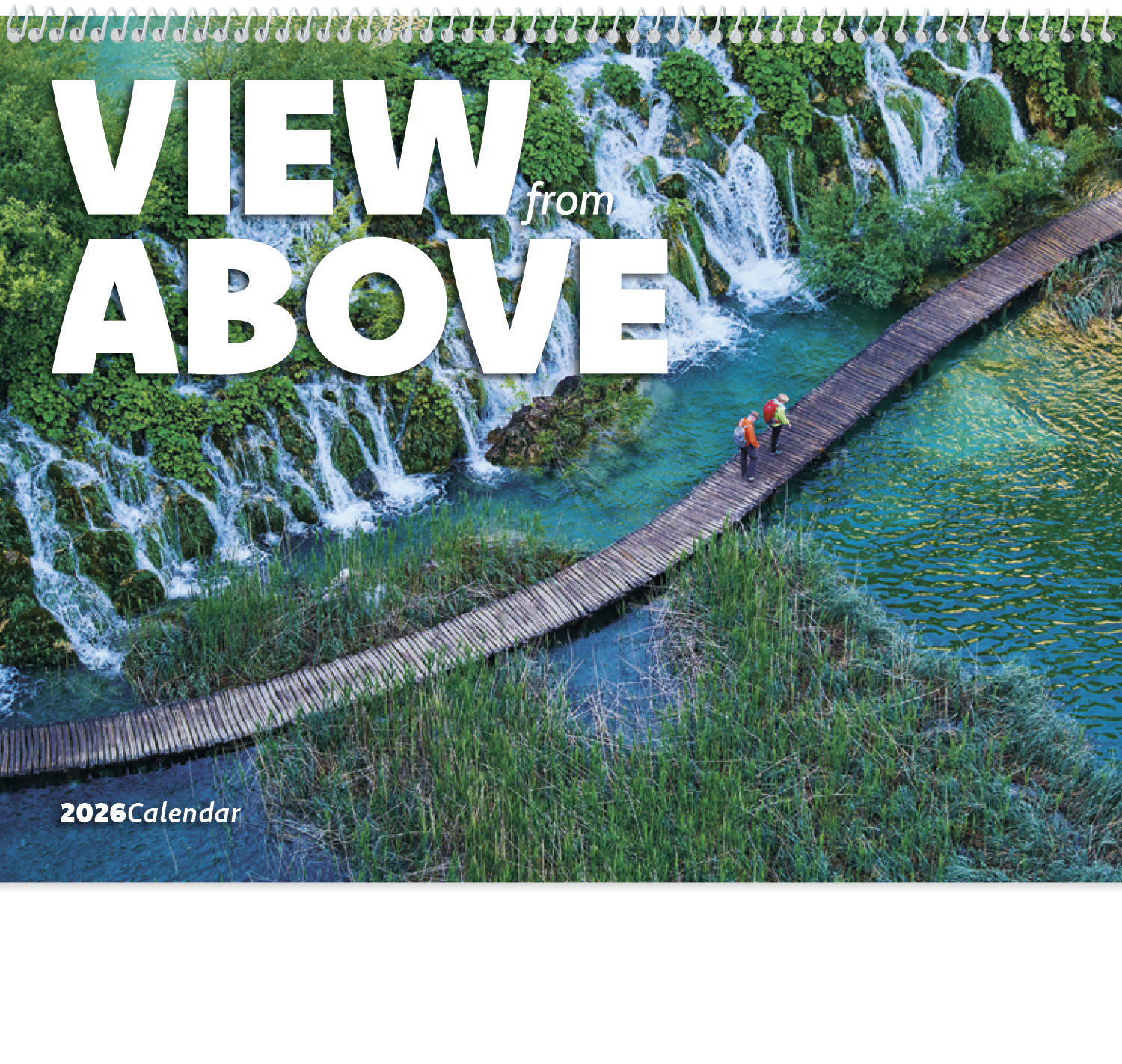 Good Value™ View from Above - Spiral Calendar 36