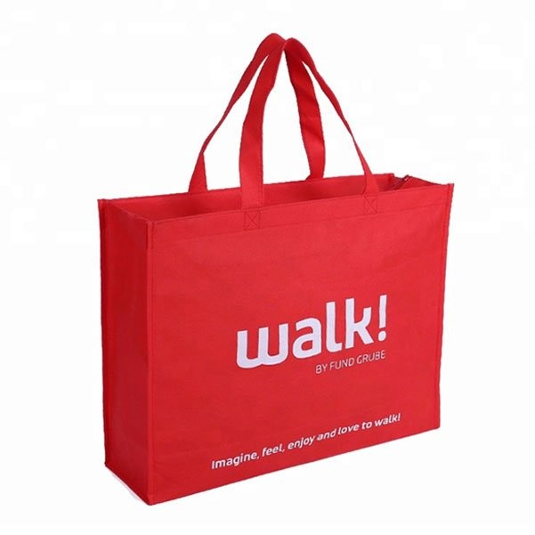 Non Woven Grocery Tote Bag ( 15" X 4" X 13" ) 2
