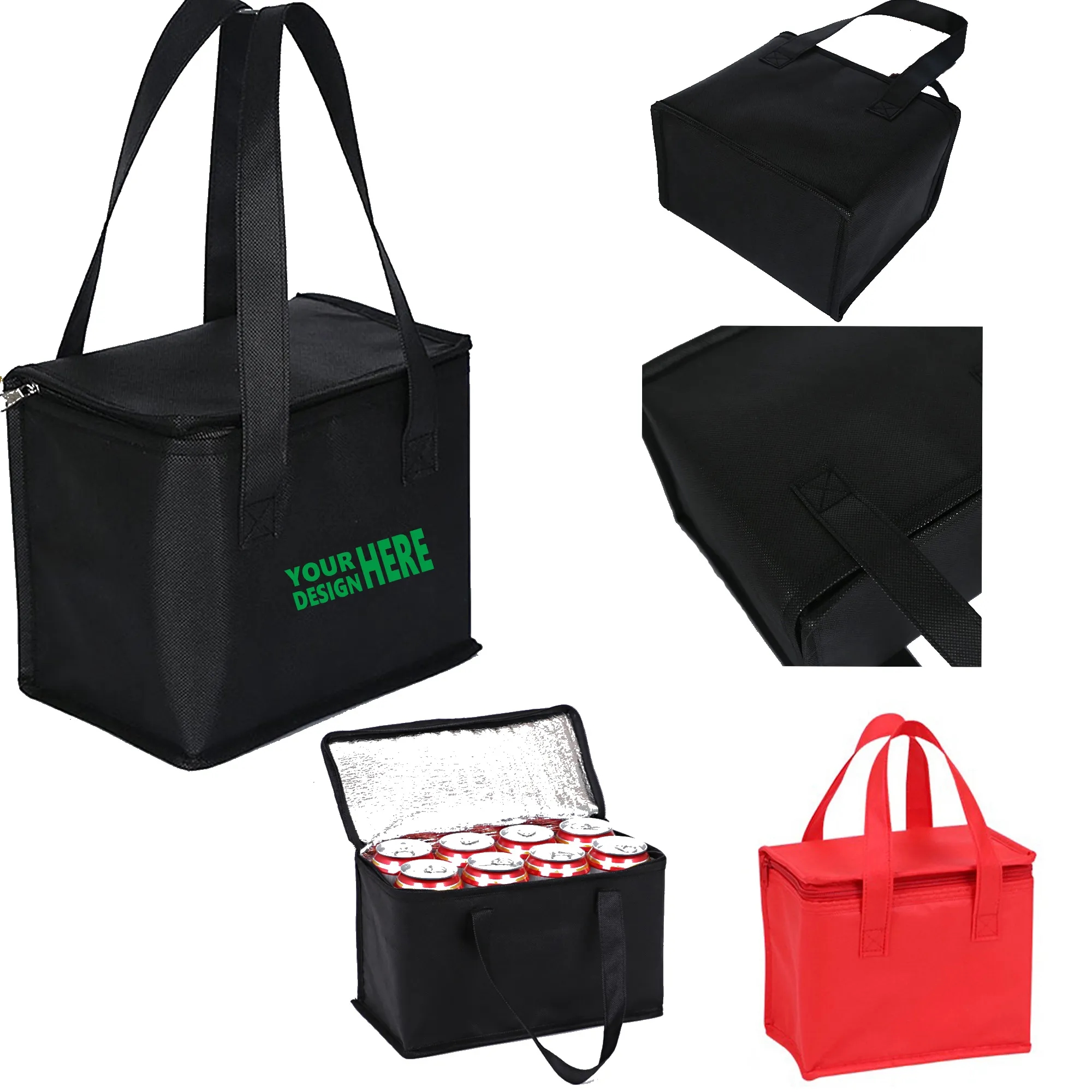 Non-Woven Insulation Lunch Bag MOQ 10pcs 1
