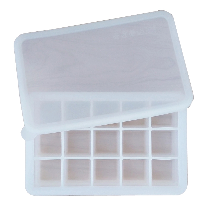 Custom Silicone Baby Food Storage & Ice Cube Freezer Tray 11