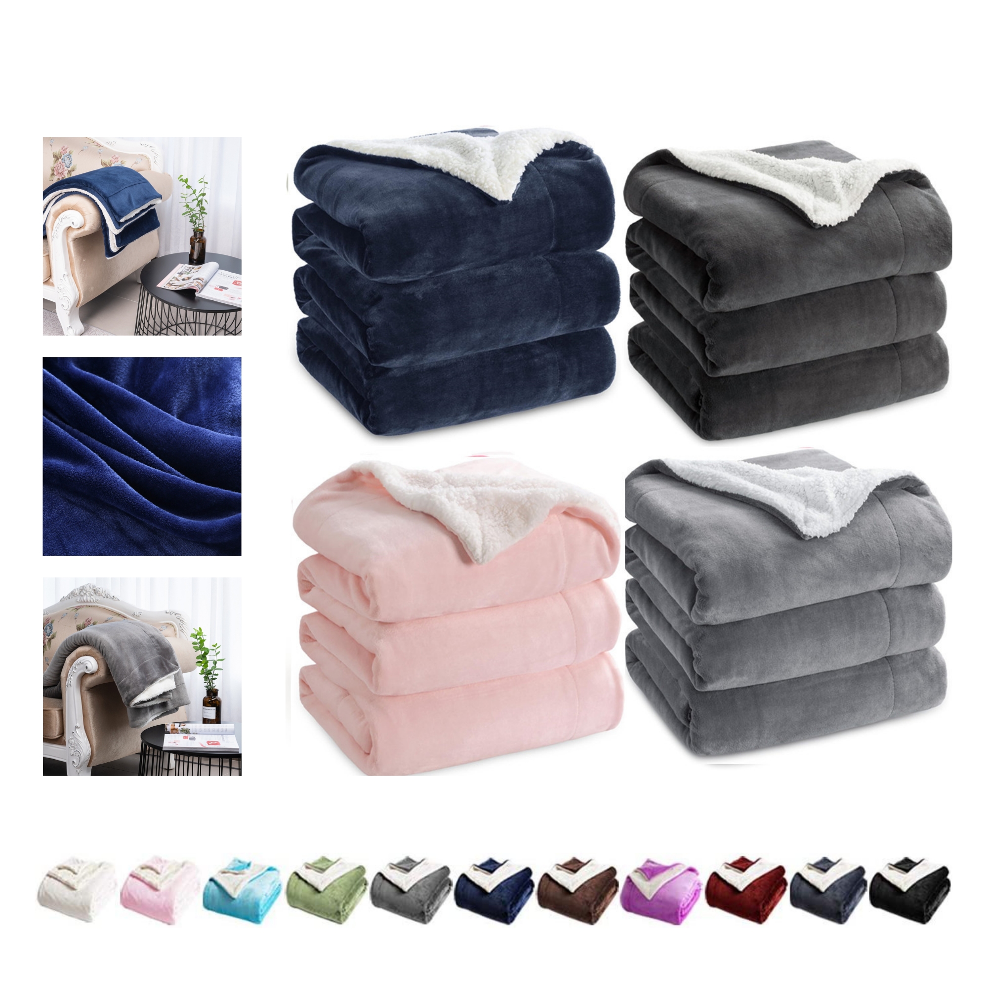 Soft Gift Blanket Winter Warm 2