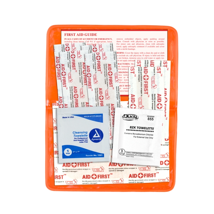 "Heal-on-the-Go L" 10 Piece Economy Healthy Living Pack in Colorful Vinyl Pouch 28