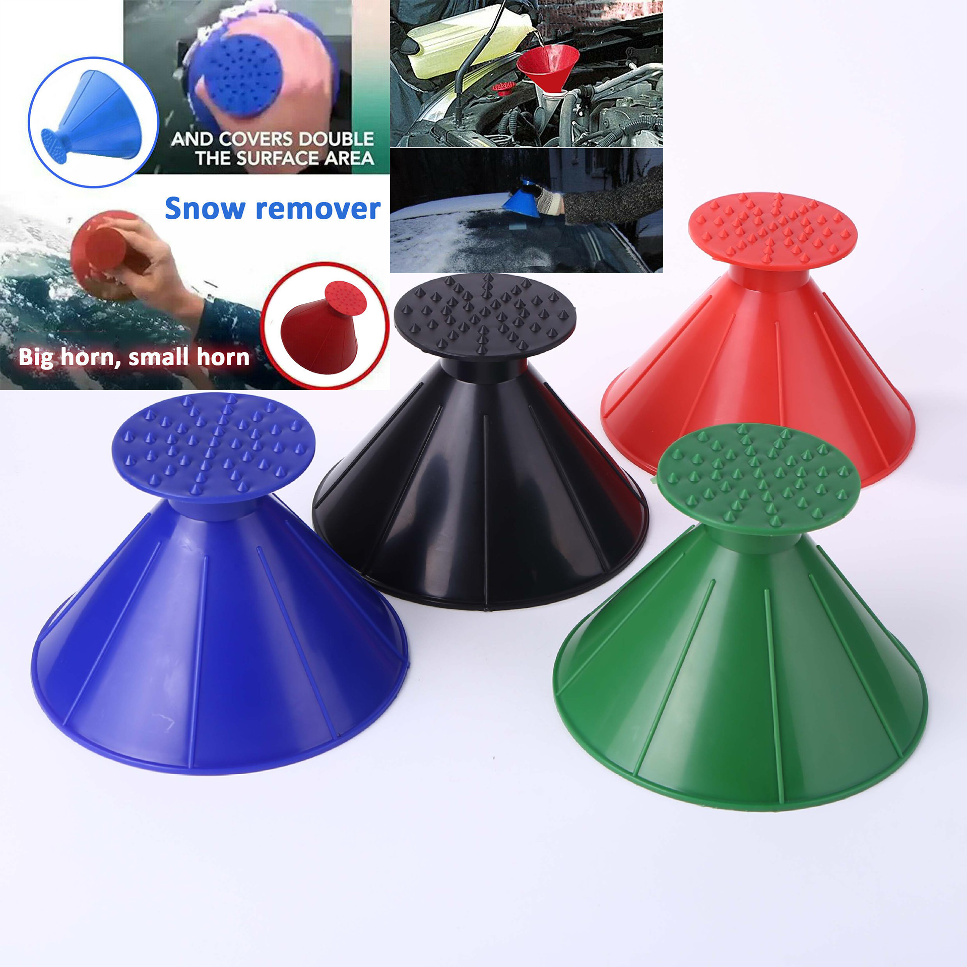 Ice Scraper A Round/ Conical Snow Remover 4
