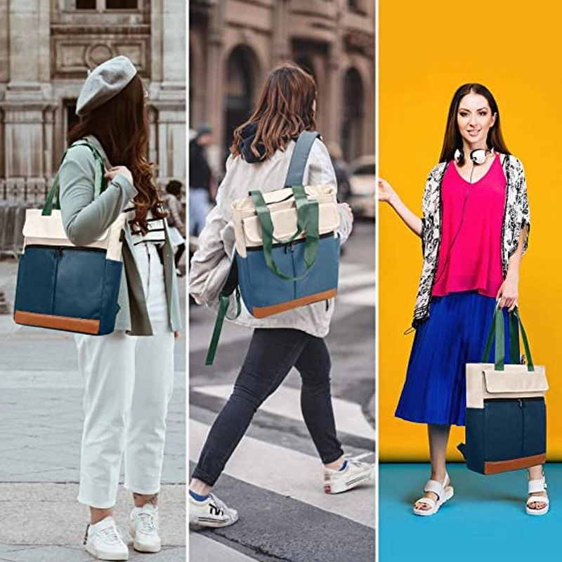 2-In-1 Wide Top Open Laptop Backpack 3