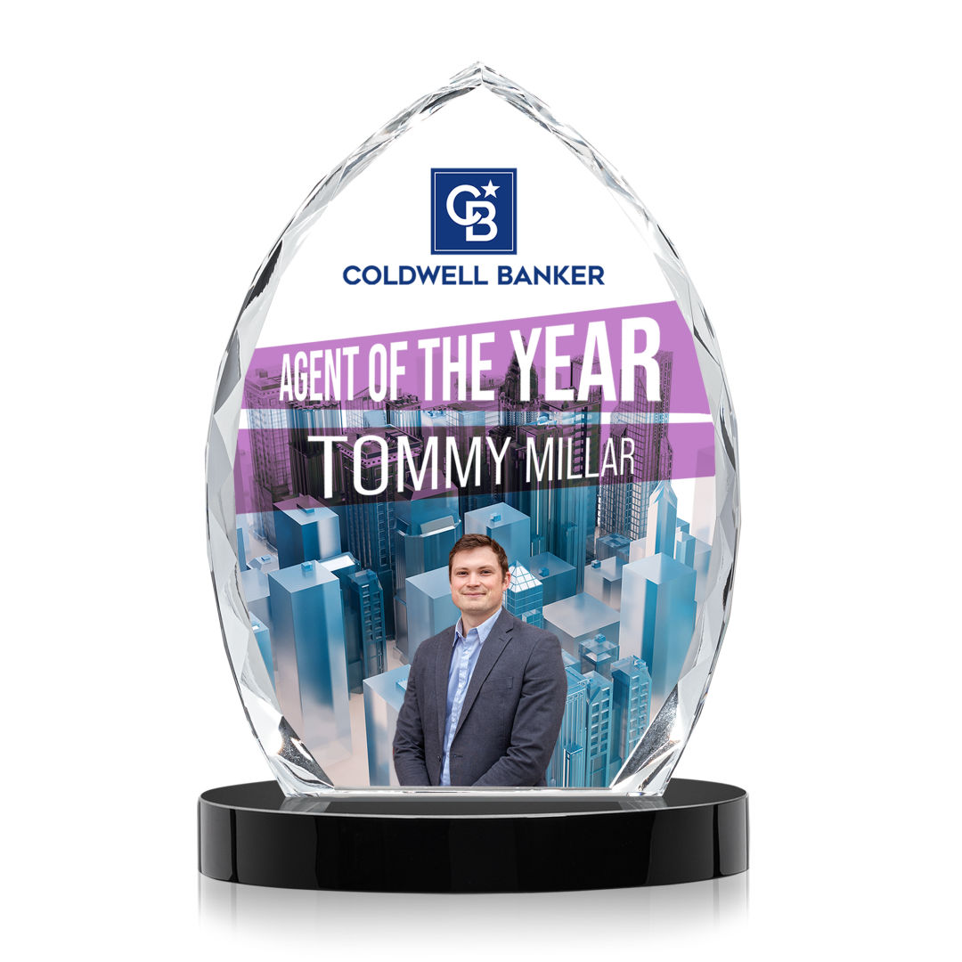 Wilton VividPrint™ Award on Alberton Base - Black 6