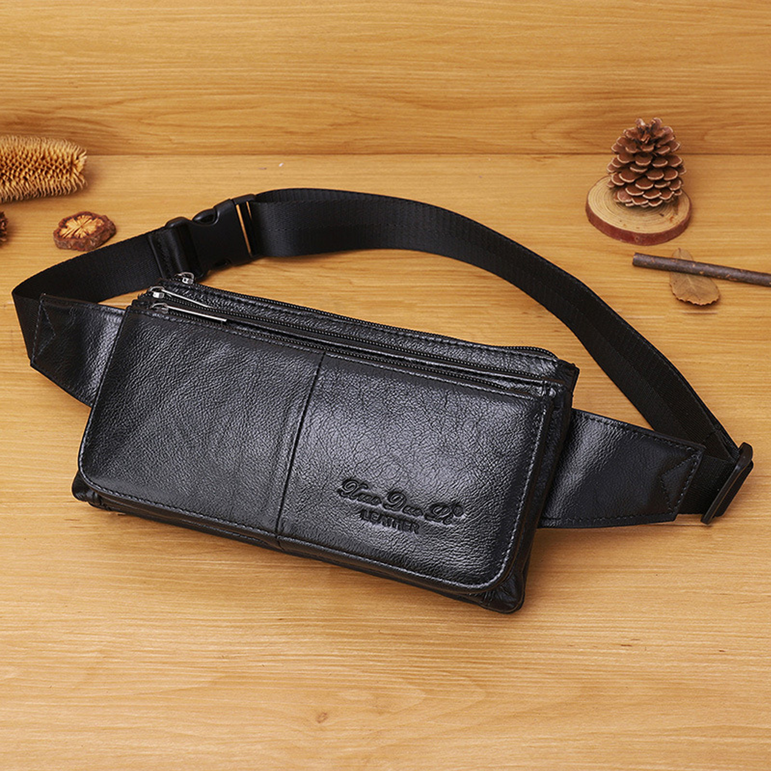 Genuine leather Waist Bag 5