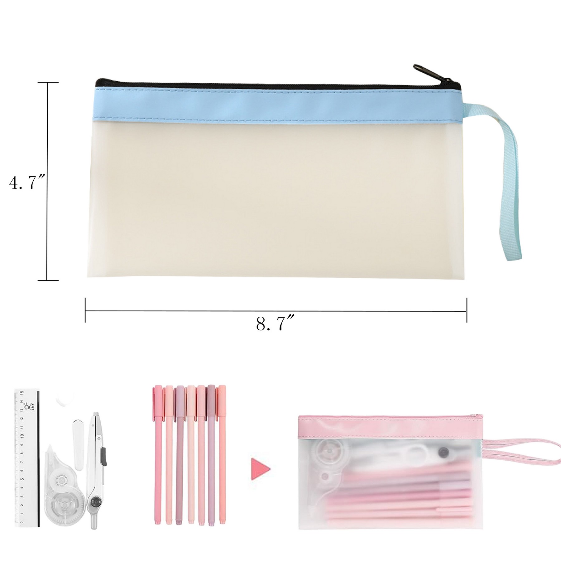 Clear Pencil Case 3