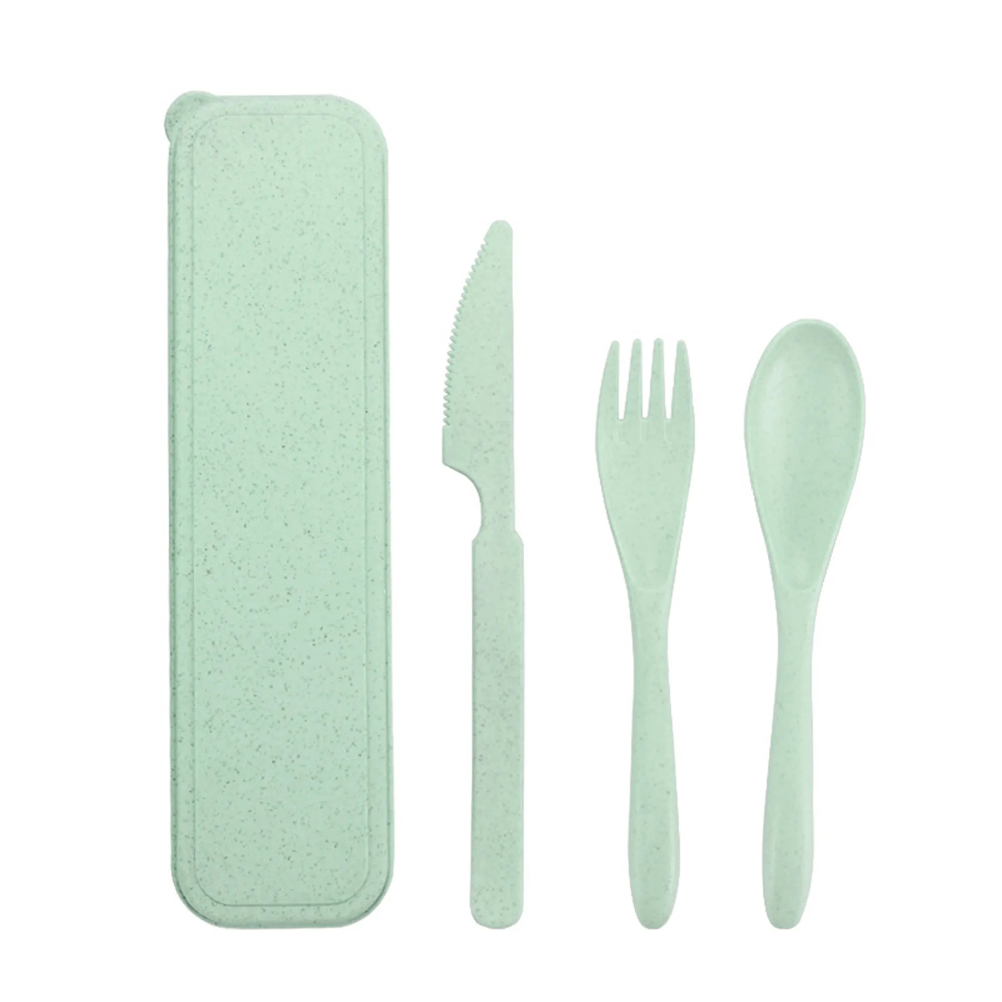 Wheat Straw Utensil Set 4