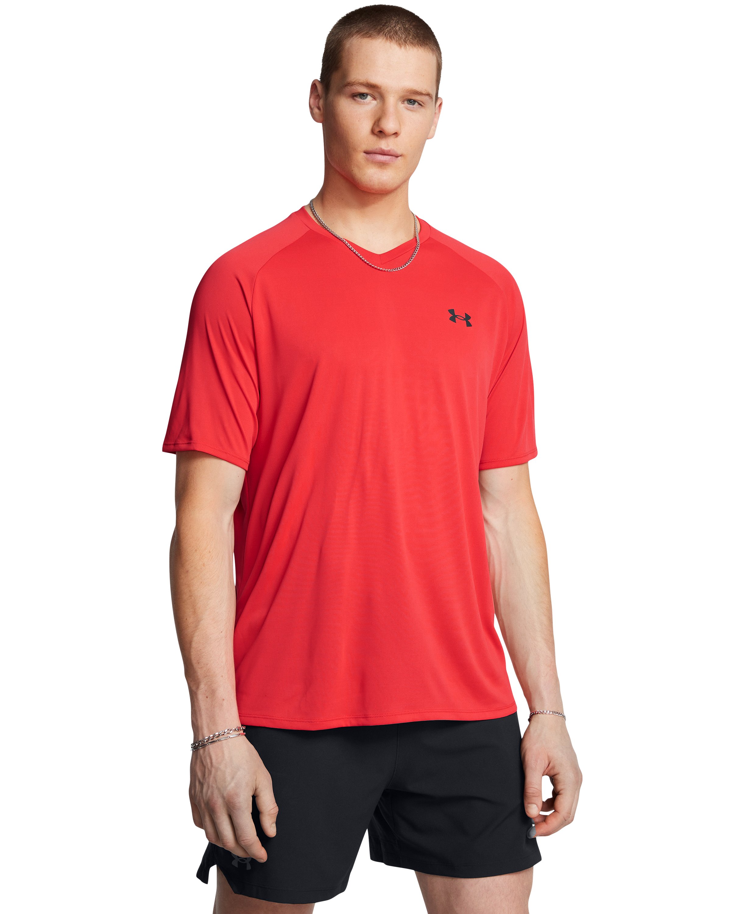 UA Tech Men's V-Neck Short Sleeve 4