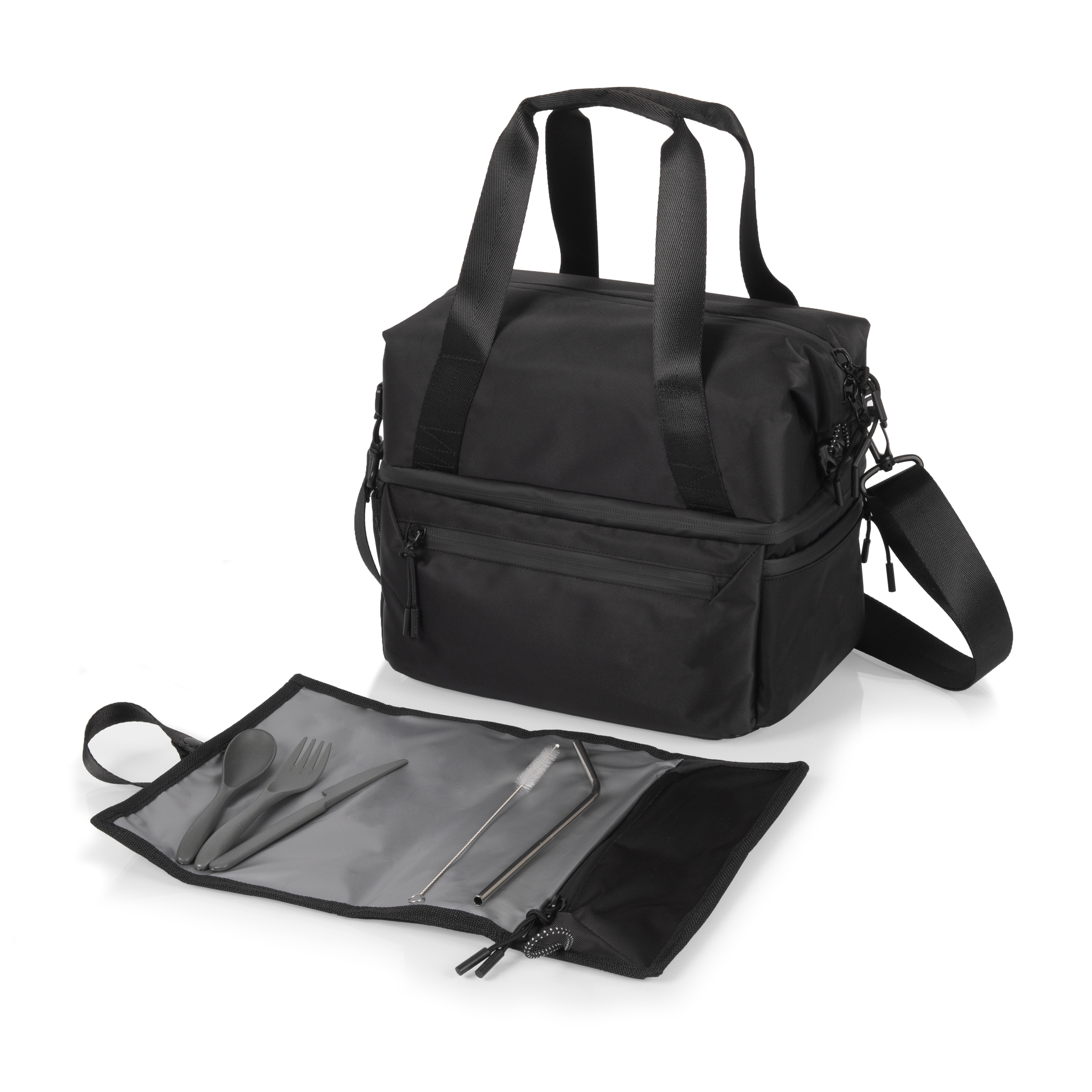 Tarana Recycled Lunch Bag Cooler with Utensils 12