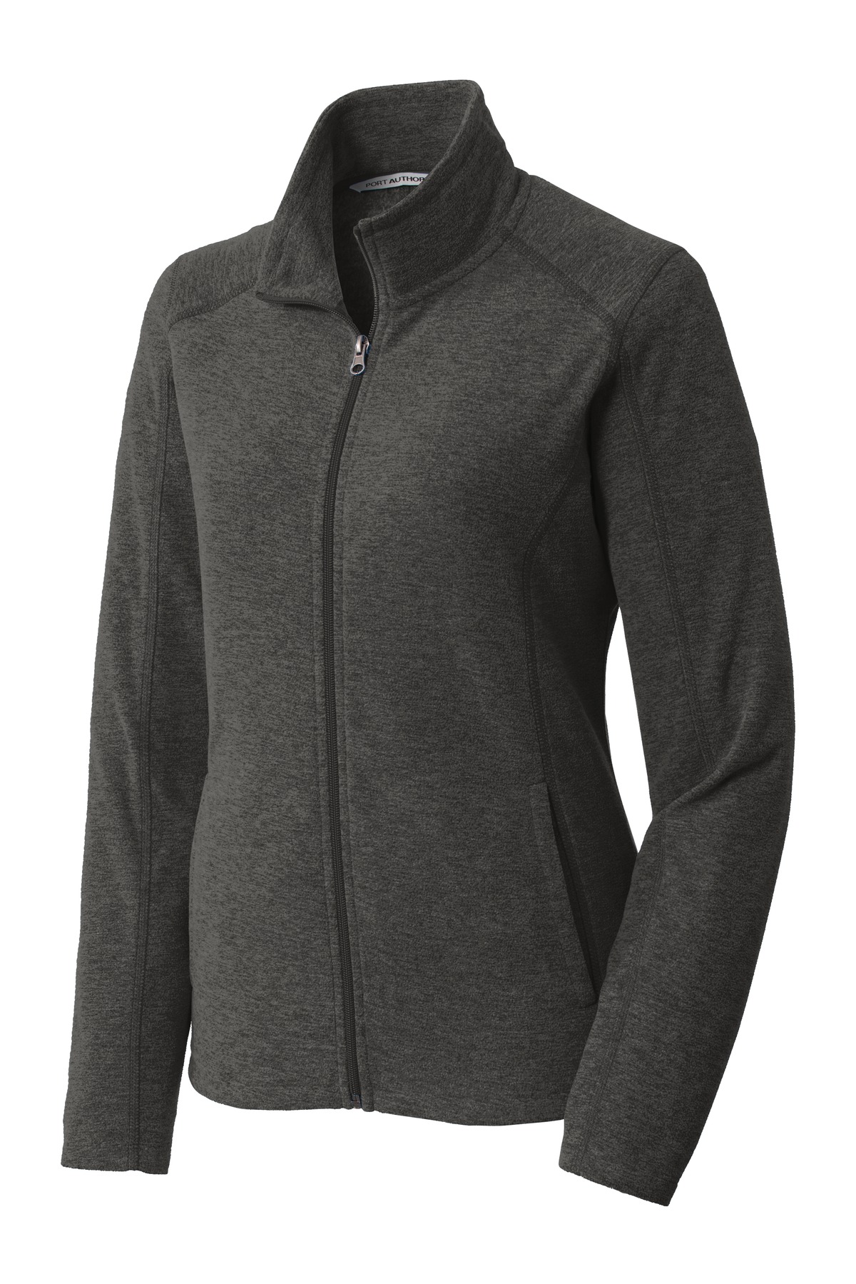 Port Authority Women's Heather Microfleece Full-Zip Jacket. L235 17