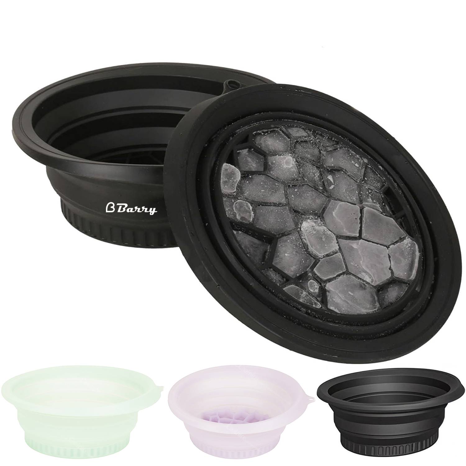 Ice Therapy Facial Wash Basin-Portable Silicone Foldable 1