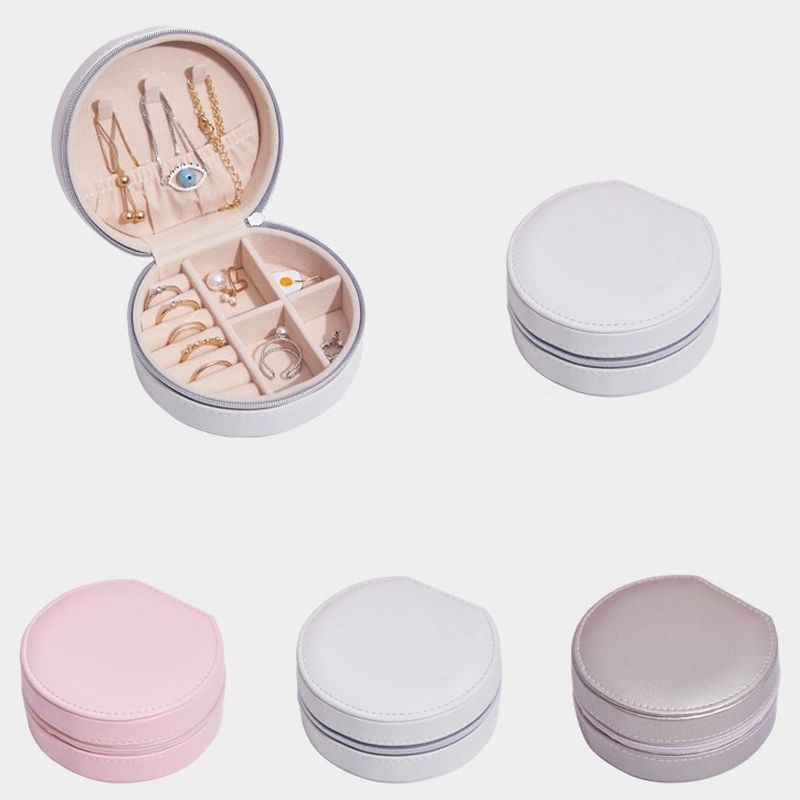 Portable Travel Jewelry Organizer Box & Earring Ring Storage 6