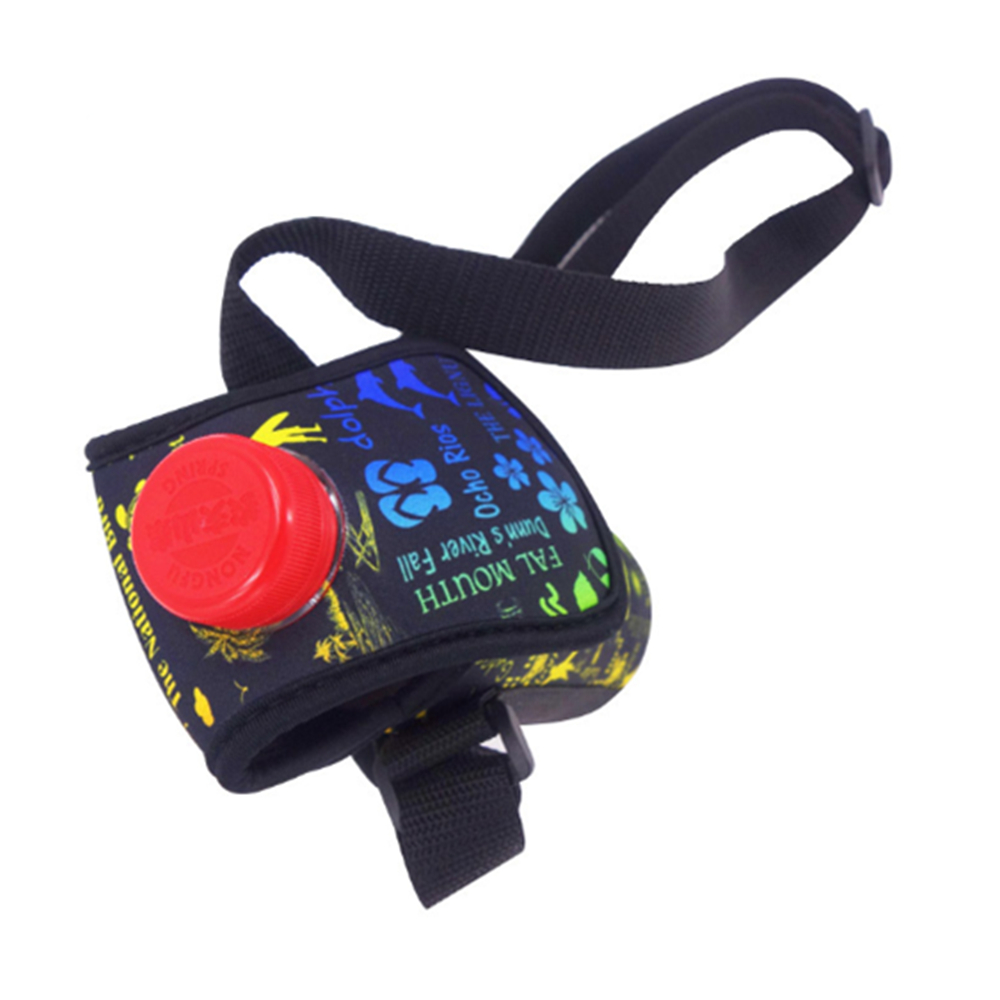 Neoprene Water Bottle Sleeve Coolie w/Strap, custom koozie with logo imprint 6