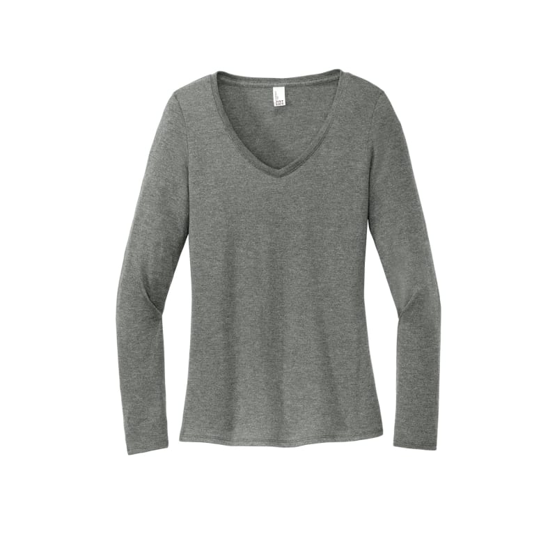District Women's Perfect Tri Long Sleeve V-Neck Tee 18