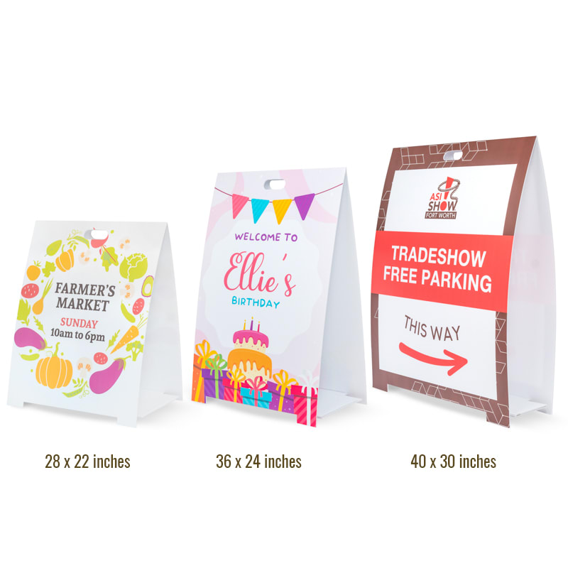 28 X 22 Inch Custom Sandwich Boards 21