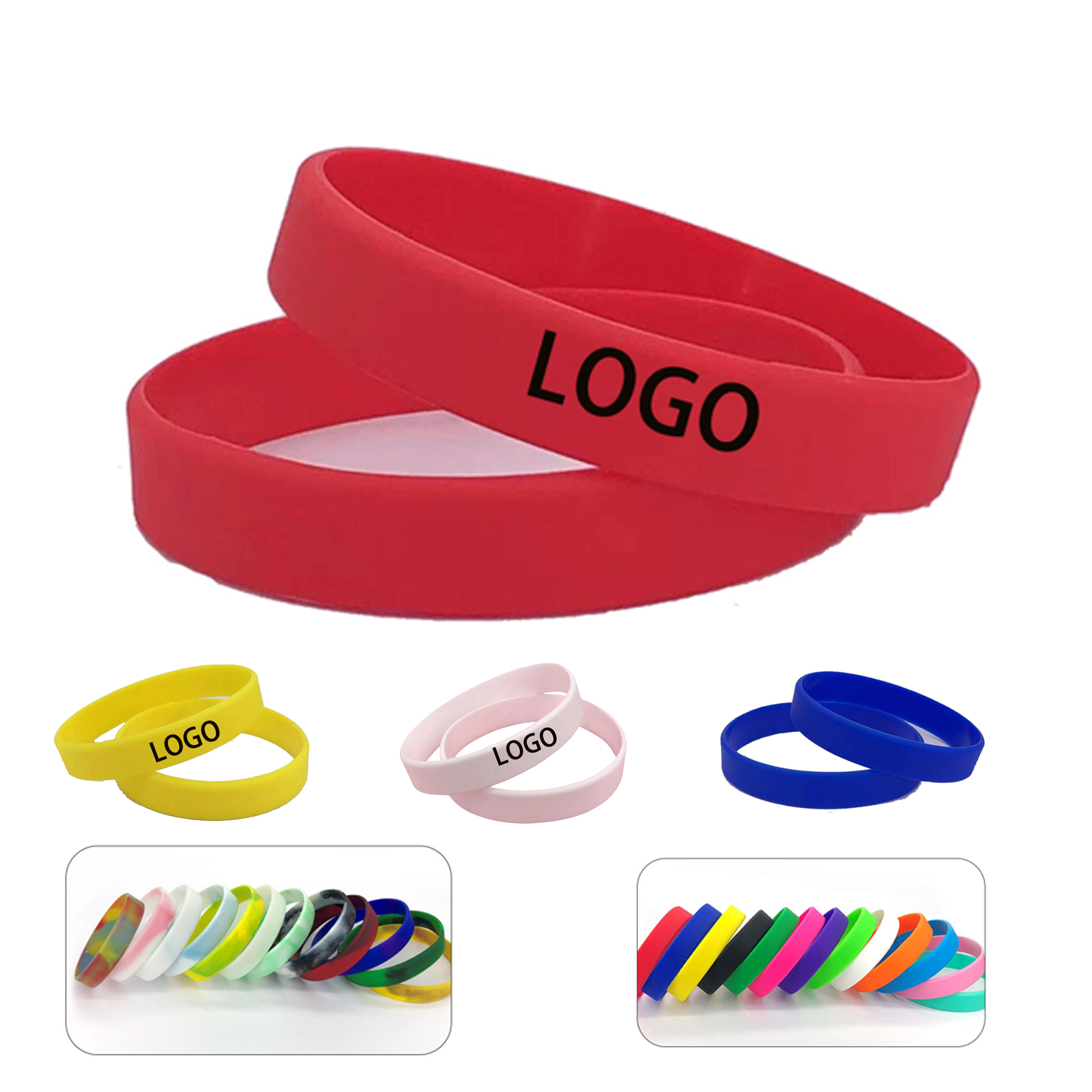 Custom Printed Silicone Wristbands 1