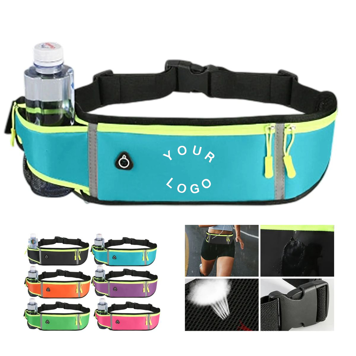 Oxford Fabric Running Fanny Pack for Trips and Workouts 2