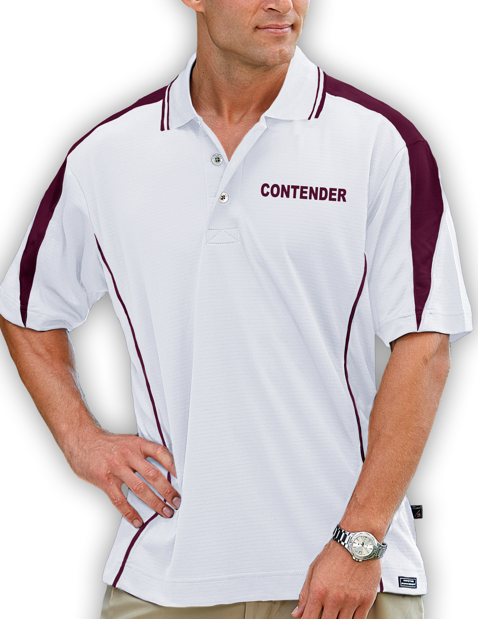 Men's Contender Ottoman Polo Shirt 3
