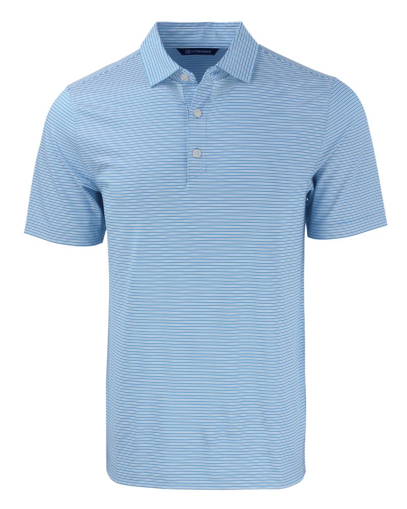 Forge Eco Double Stripe Stretch Recycled Mens Polo