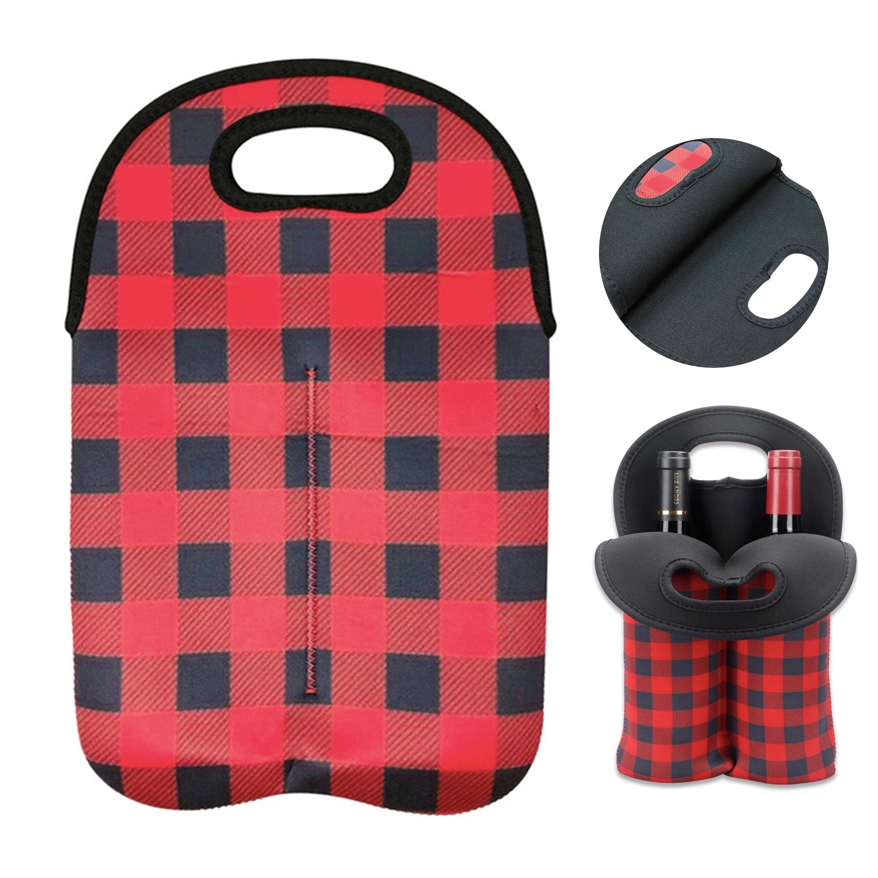 Neoprene Two-Pack Wine Holder 2