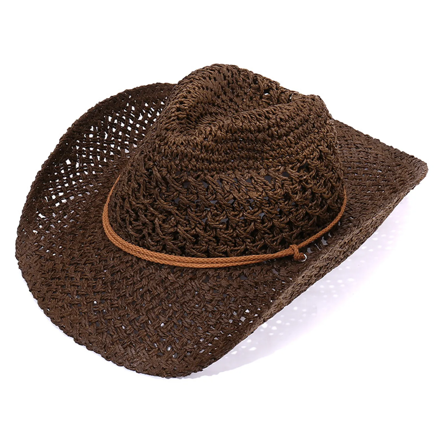 Adult Sun Straw Western Cowboy Hat 4