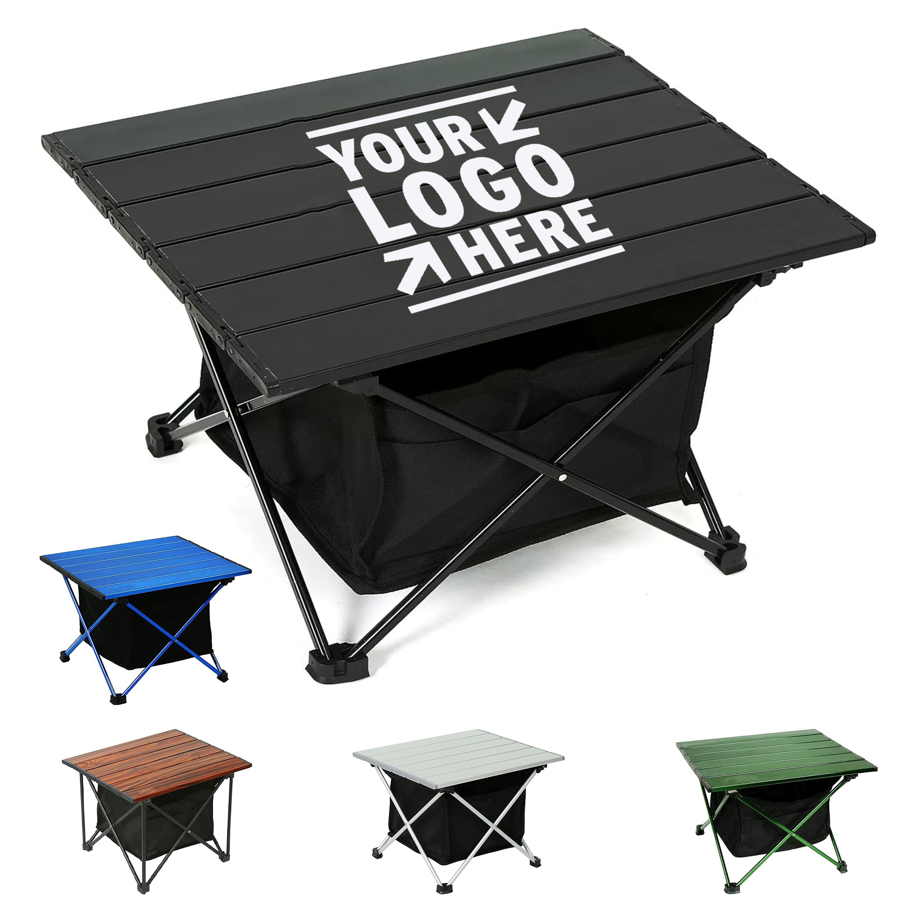 Portable Camping Ultralight Aluminum Outdoor Folding Beach Table With Storage Bag 2