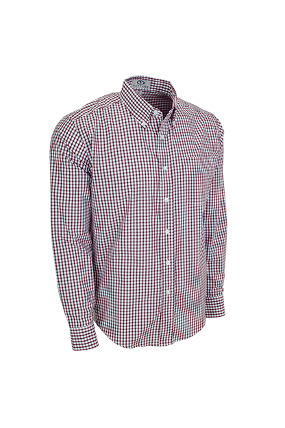 Easy-Care Gingham Check Shirt 48