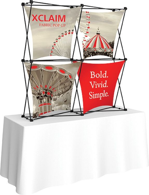 Xclaim 5ft Tabletop Fabric Popup Display Kit 04