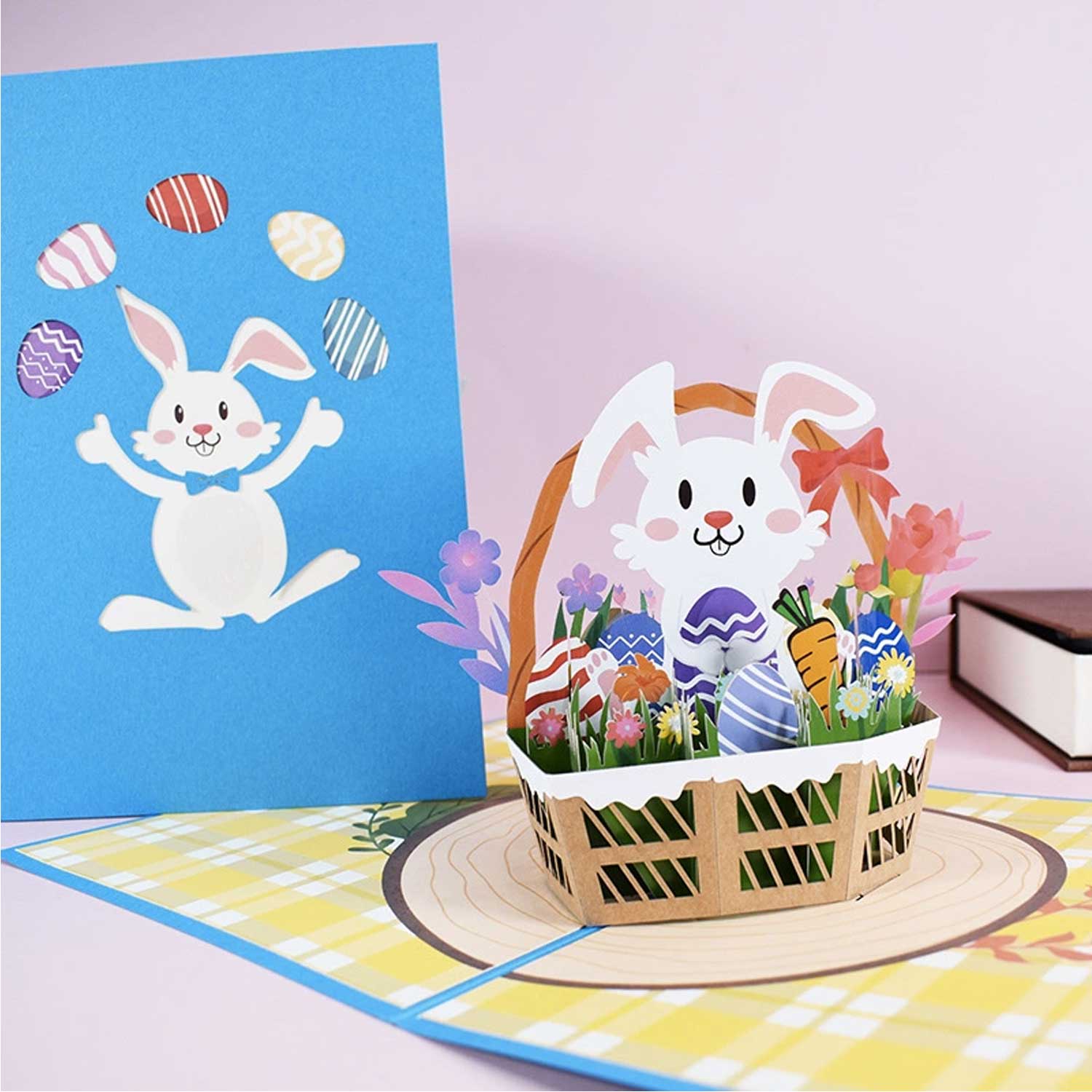 3D Easter Pop-Up Greeting Card - Creative Paper Art 3