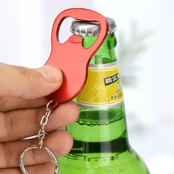 Round Bottle Opener Keychains 3
