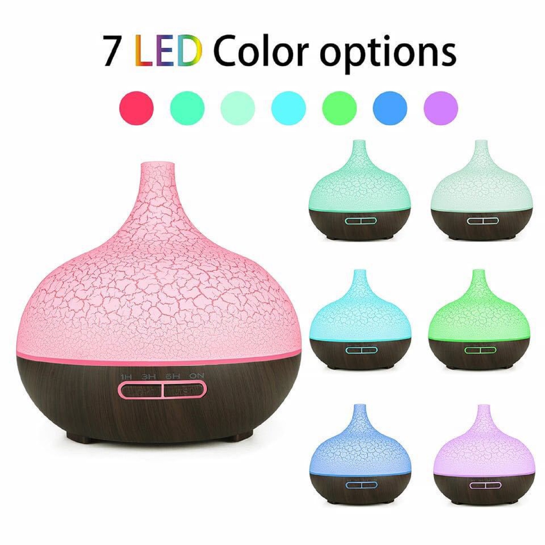 400ml Ultrasonic Fragrant Oil Large Room Humidifier 6