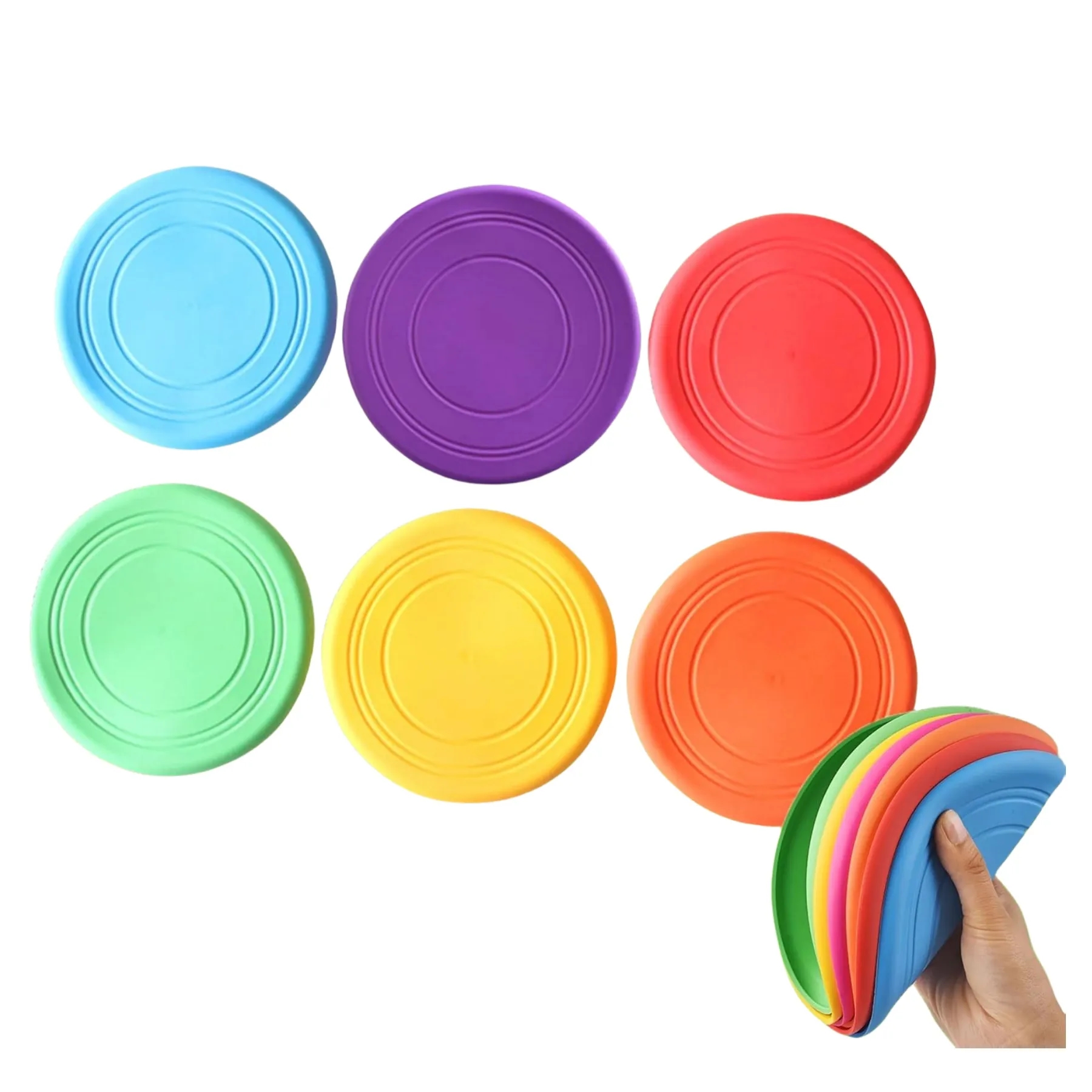 Flying Discs for Kids Soft Rubber 3