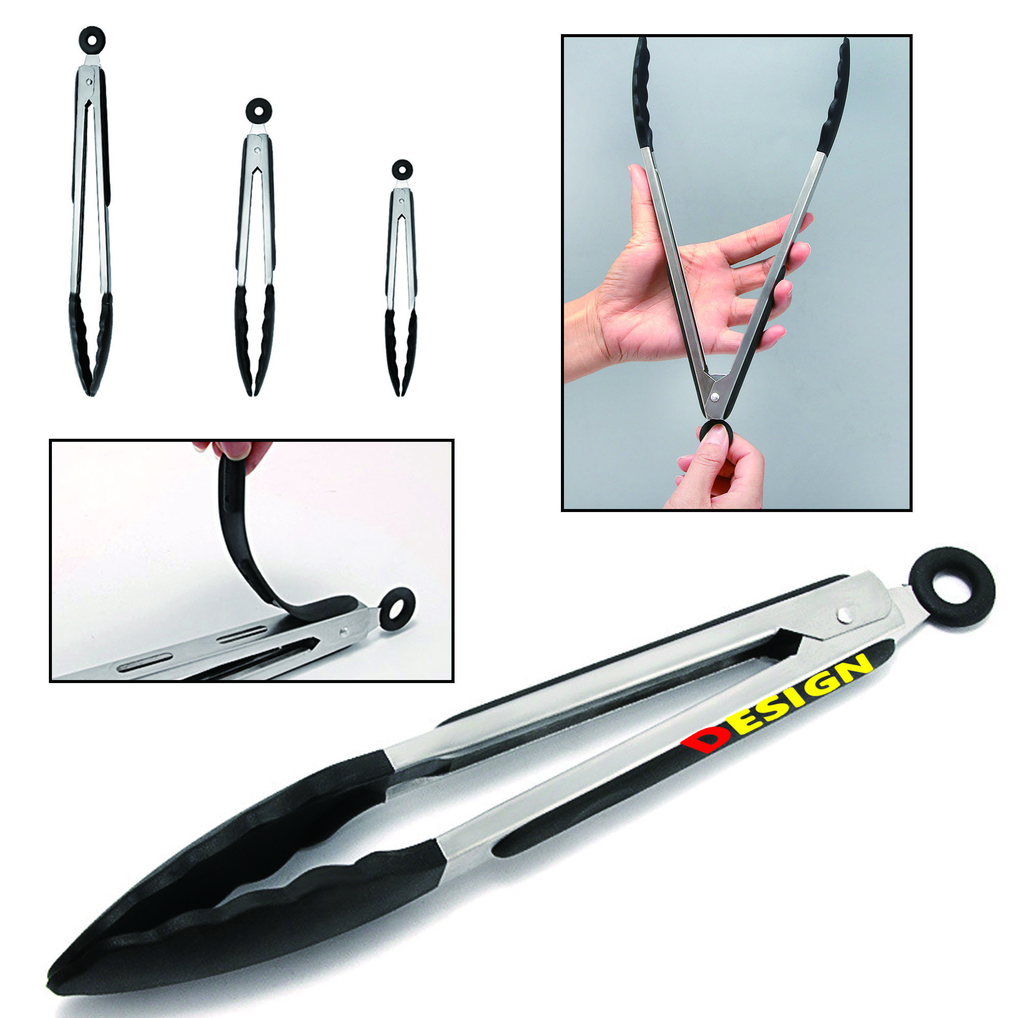 Heat-Resistant Silicone BBQ Tong 1